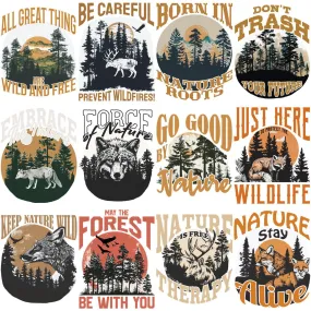 15 Forest Lovers Designs Bundle PNG