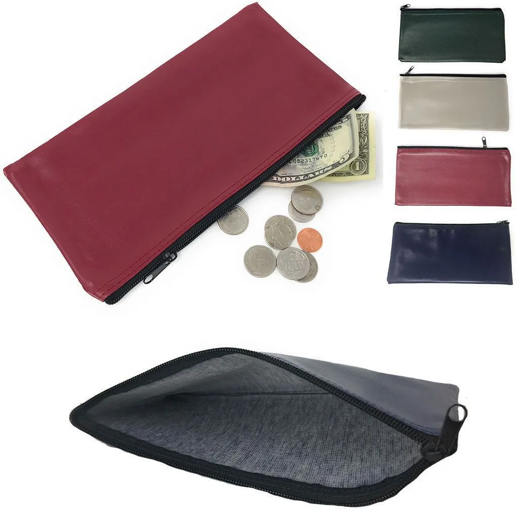 75 Lot Bank Deposit Money Cash Coins Credit Cards Bag Pouch Purse Wholesale Bulk