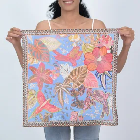 AMAZON FOREST BANDANA - BLUE