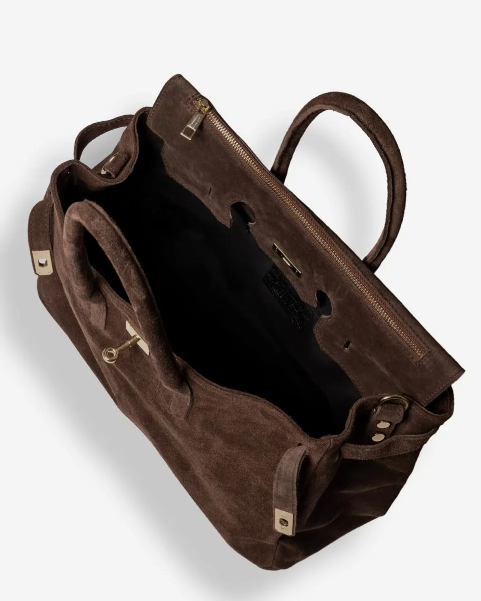 BIRKIVANA 40 Pelle Suede Dark Moka