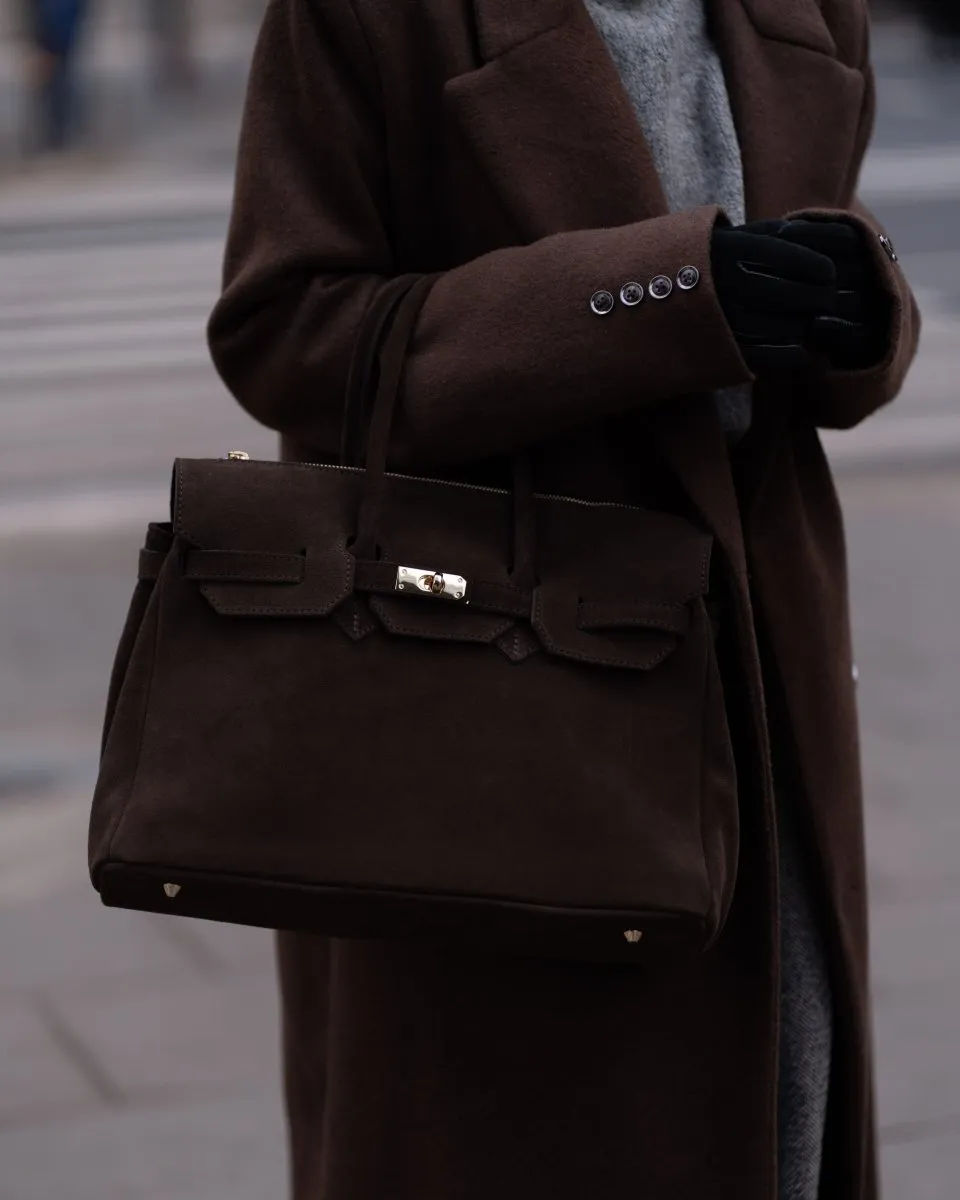 BIRKIVANA 40 Pelle Suede Dark Moka