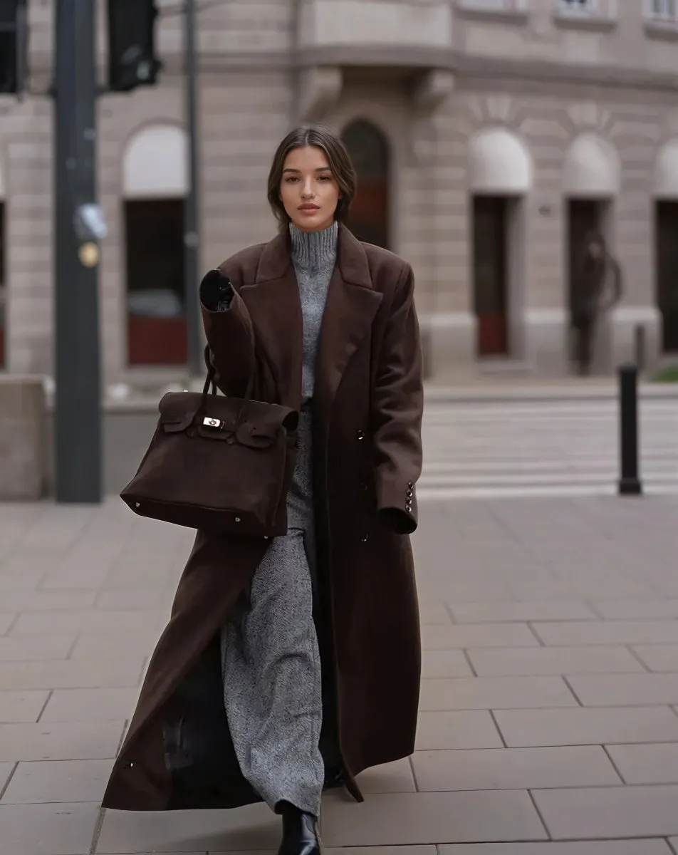 BIRKIVANA 40 Pelle Suede Dark Moka
