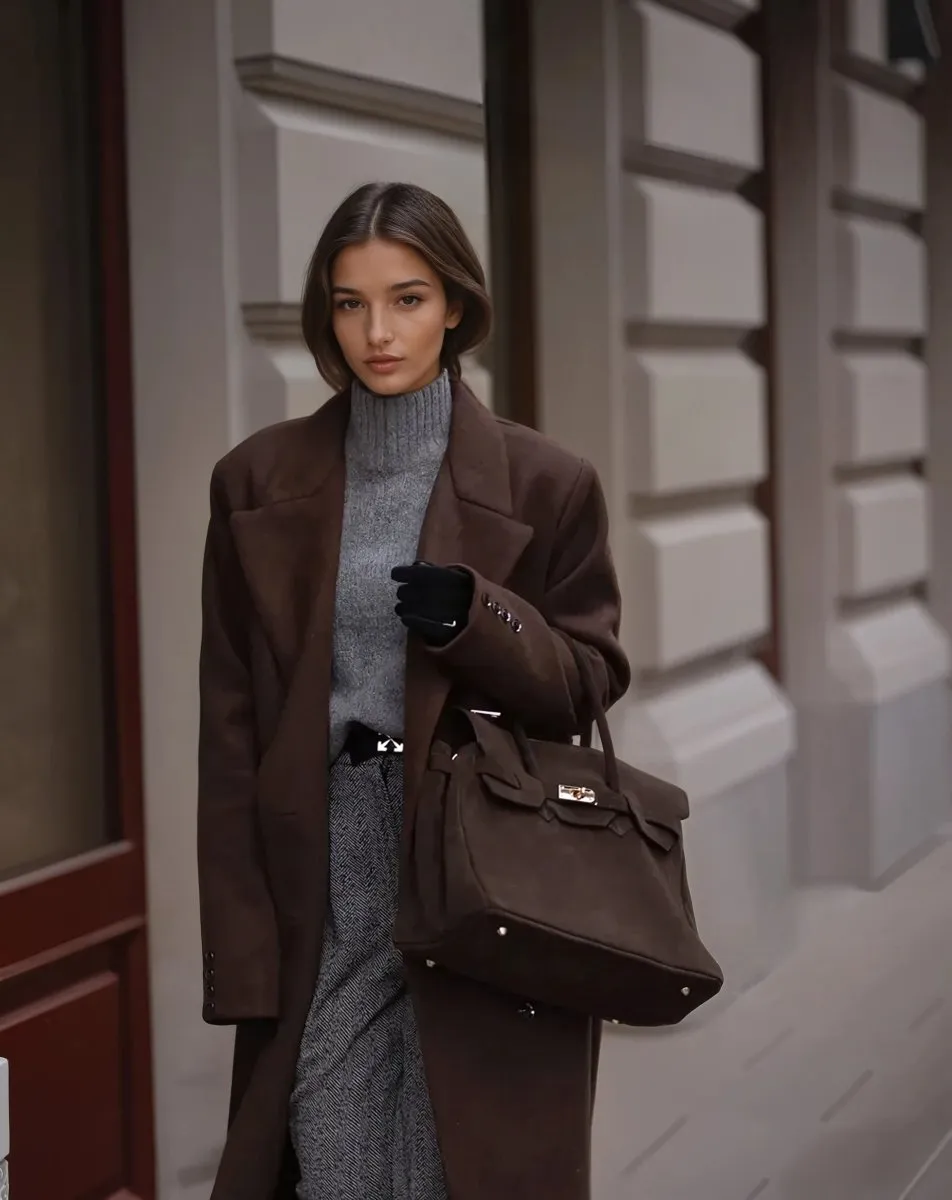 BIRKIVANA 40 Pelle Suede Dark Moka