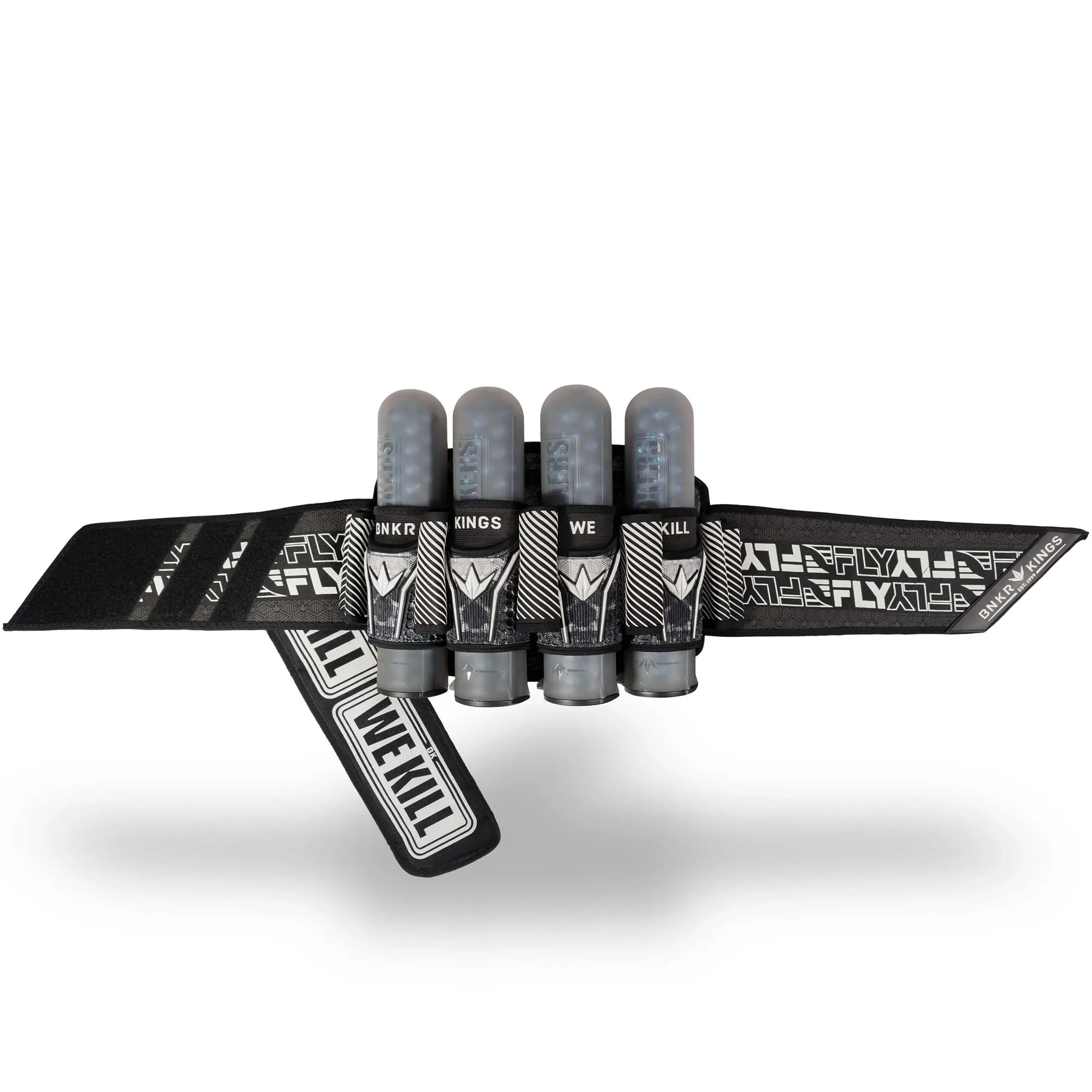 Bunkerkings Fly2 Pack - White Skull - 4 7