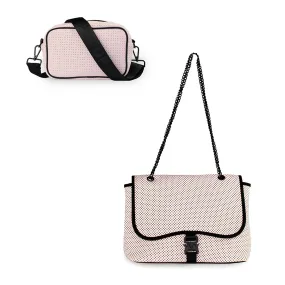 CAMERA BAG   FLAP CROSSBODY - PRETTY IN PINK
