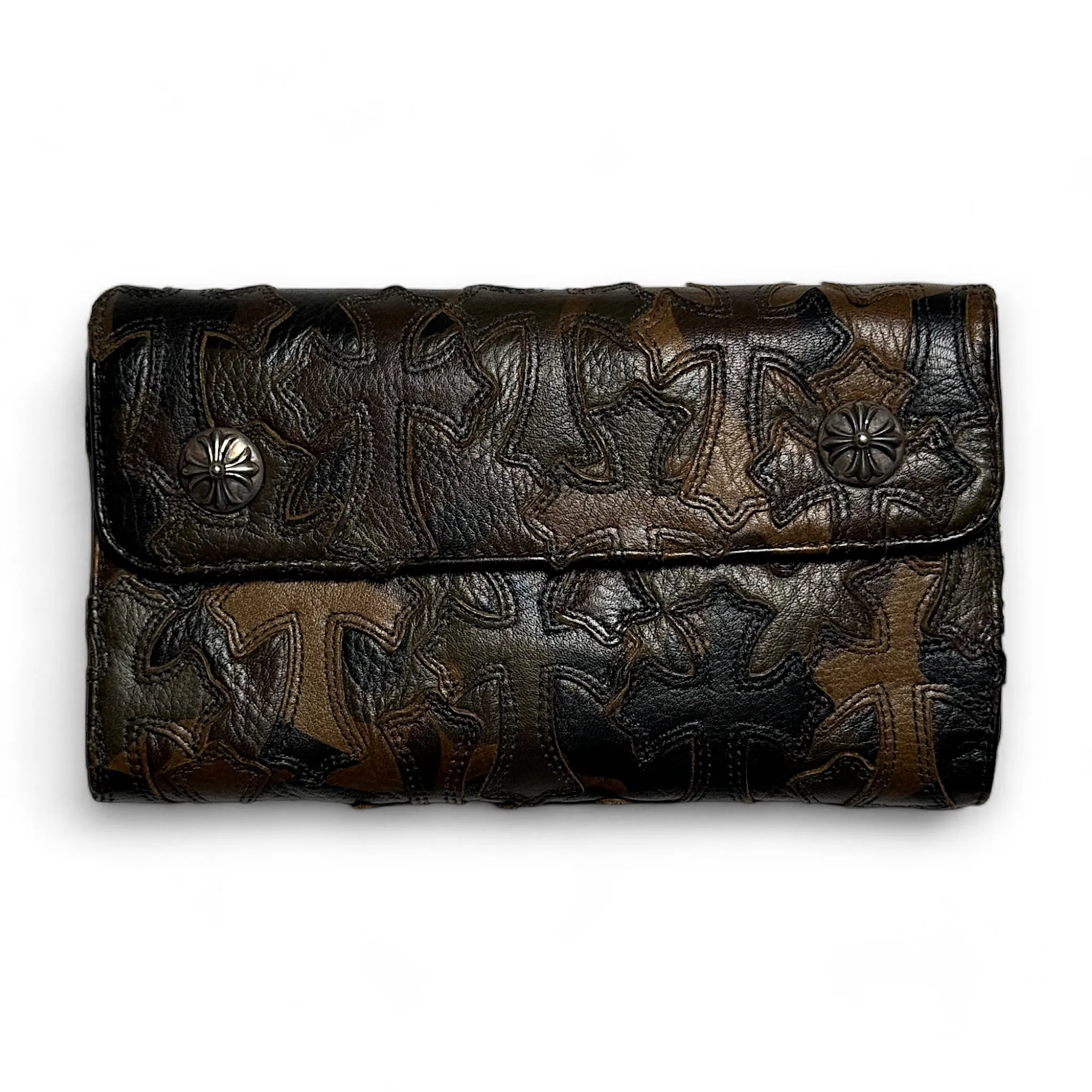 Camo Cross Patch Wave Wallet