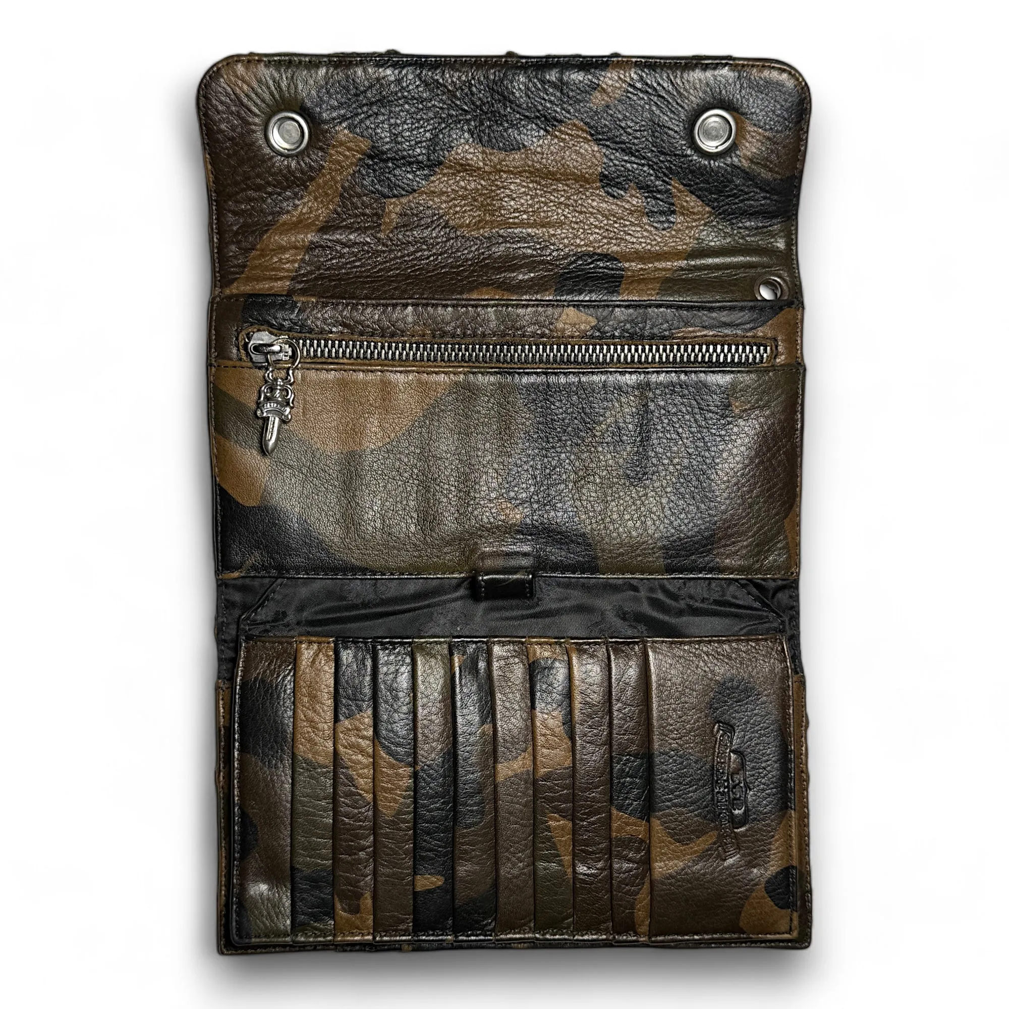 Camo Cross Patch Wave Wallet