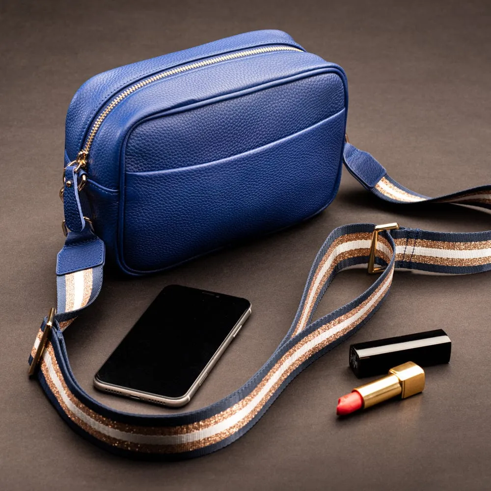 Cross Body Camera Bag - Cobalt