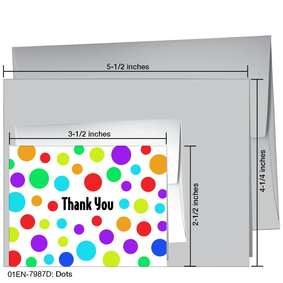 Dots, Greeting Card (7987D)