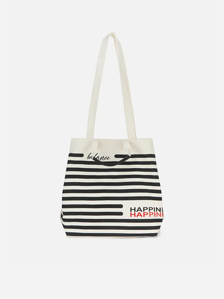EP YAYING Marine Striped Canvas Bag