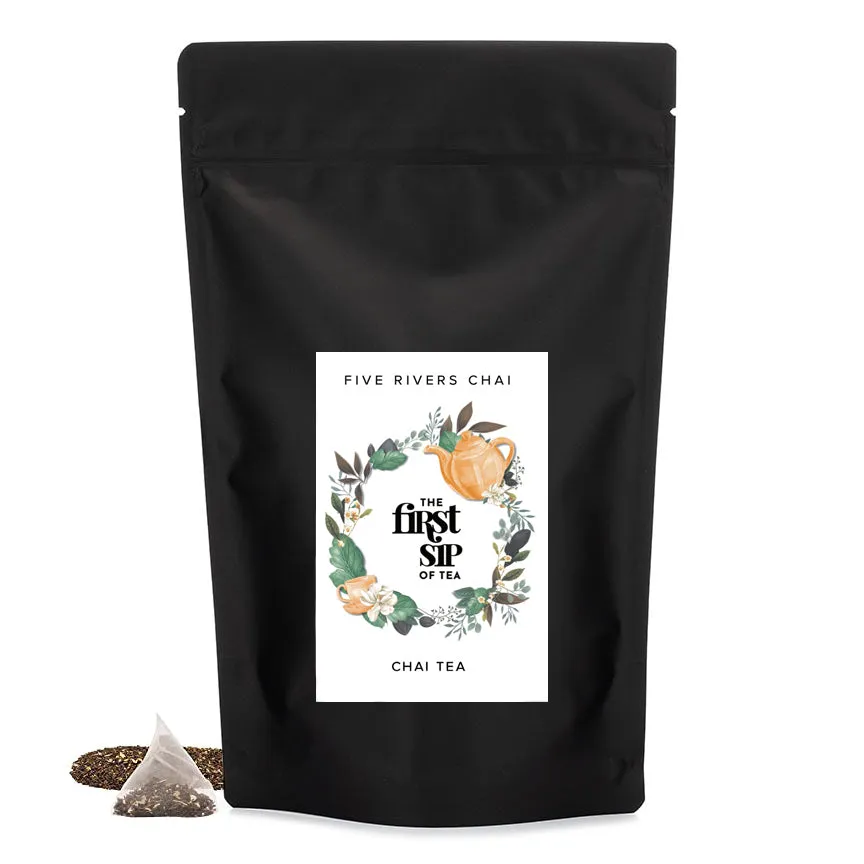 Five Rivers Chai | Indian Chai Black Tea | Unsweetened