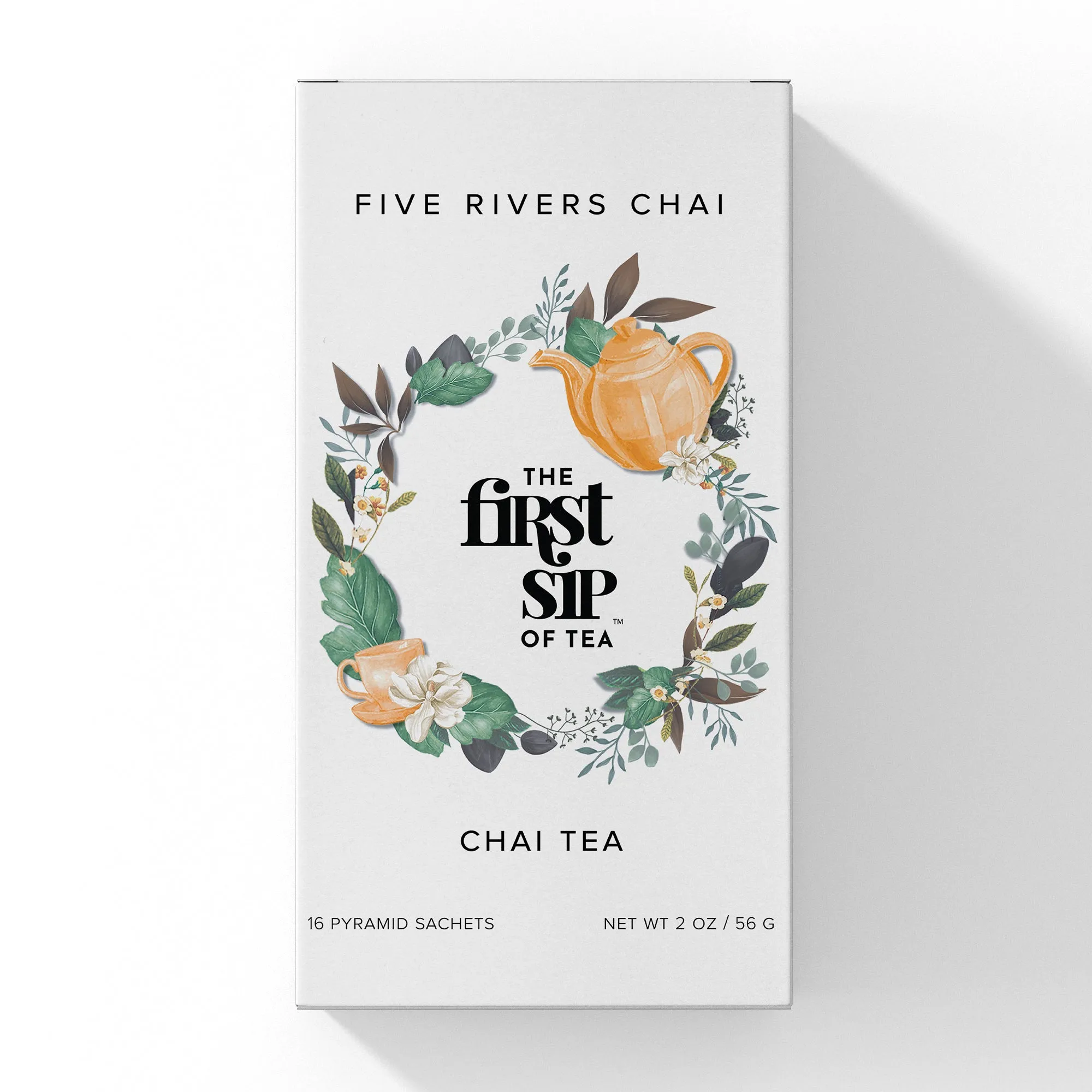 Five Rivers Chai | Indian Chai Black Tea | Unsweetened