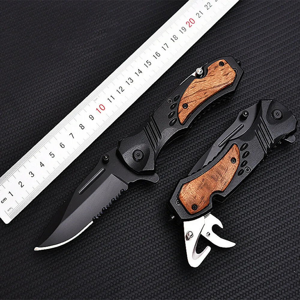 Folding Pocket Knife,Multitool Diving Knife Rope Cutter Bottle Opener
