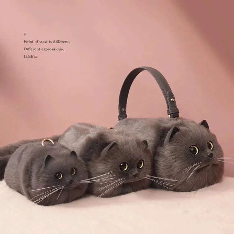 Handmade Cat Doll Bag for Girls