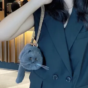 Handmade Cat Doll Bag for Girls