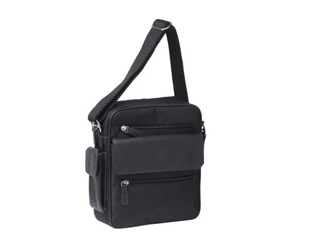 HUDSON LEATHER AND CANVAS TRAVEL CONVENIENT BAG