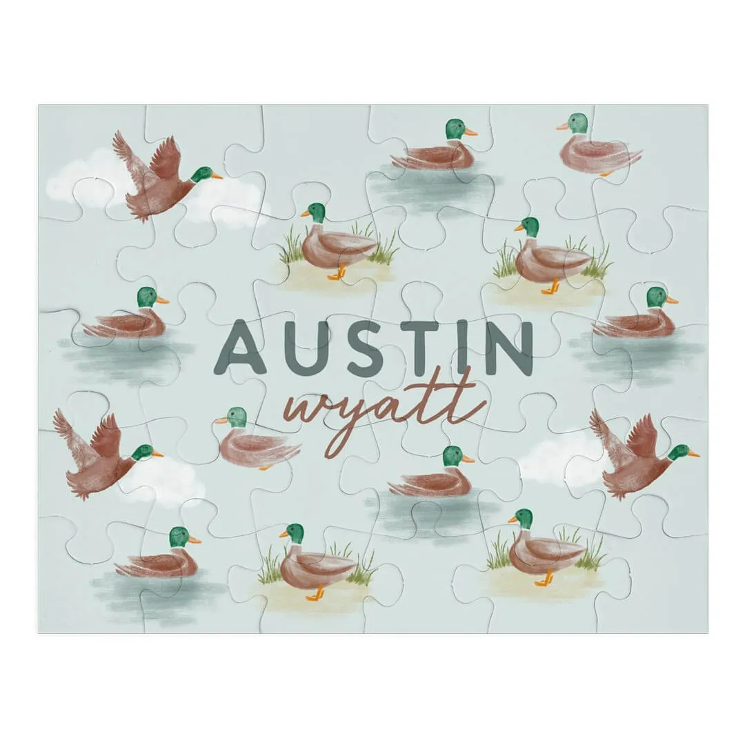 Kids Personalized 30 Piece Puzzle | Little Duckling