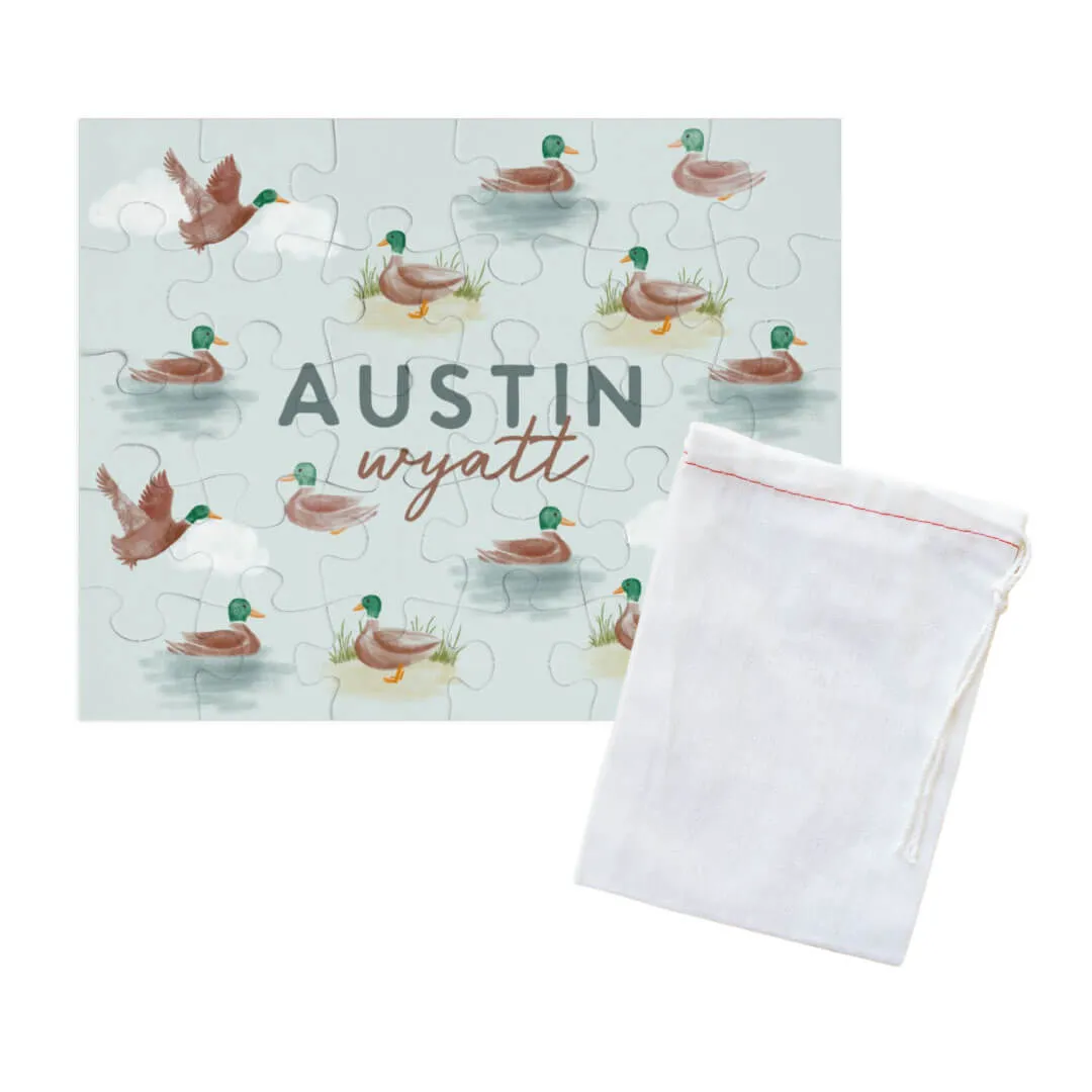 Kids Personalized 30 Piece Puzzle | Little Duckling