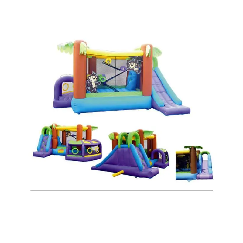 KidWise Monkey Explorer Jumper - Inflatable Bounce House