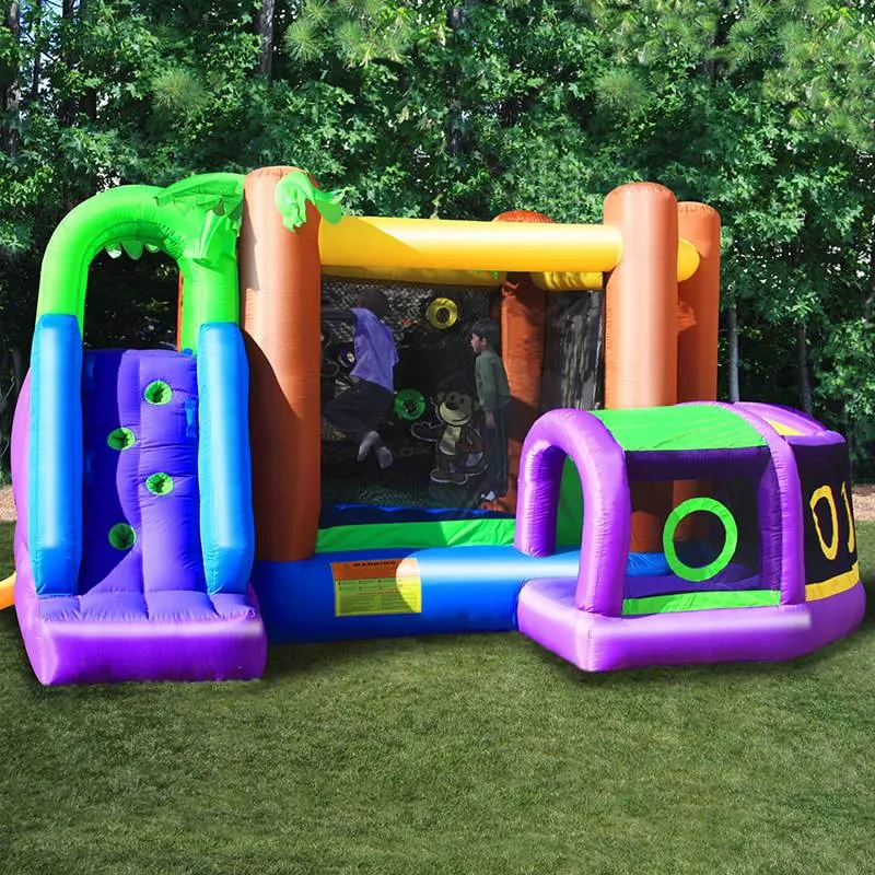 KidWise Monkey Explorer Jumper - Inflatable Bounce House