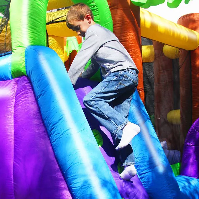 KidWise Monkey Explorer Jumper - Inflatable Bounce House
