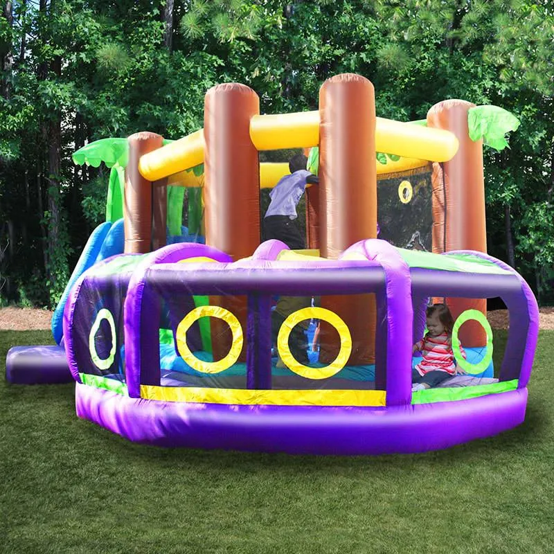 KidWise Monkey Explorer Jumper - Inflatable Bounce House