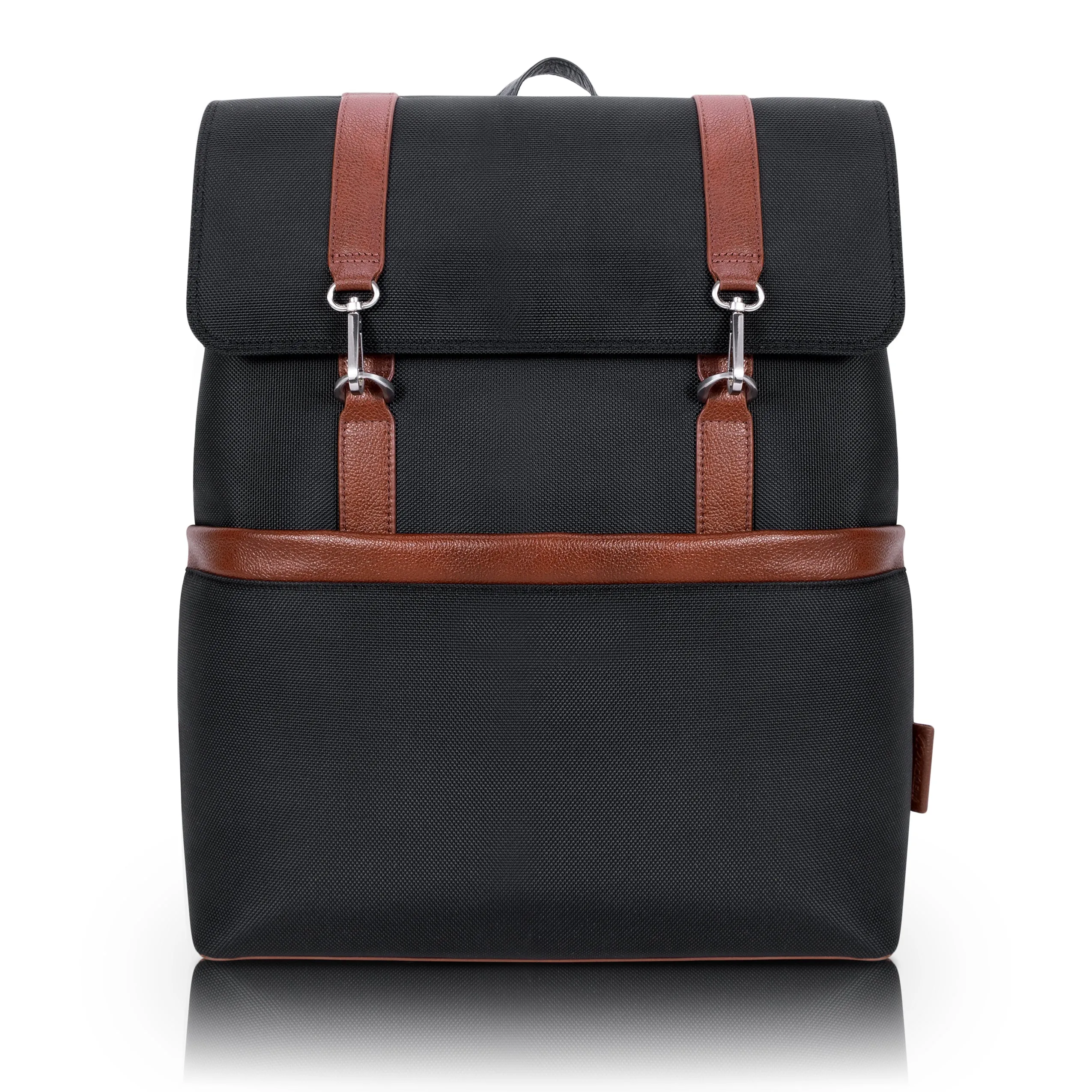 McKlein ELEMENT 17" Nylon, Two-Tone, Flap-Over, Laptop & Tablet Backpack