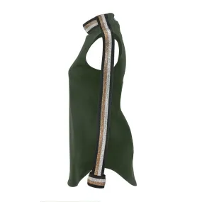 NAPA STRAPPED CRYSTAL SLEEVE TOP