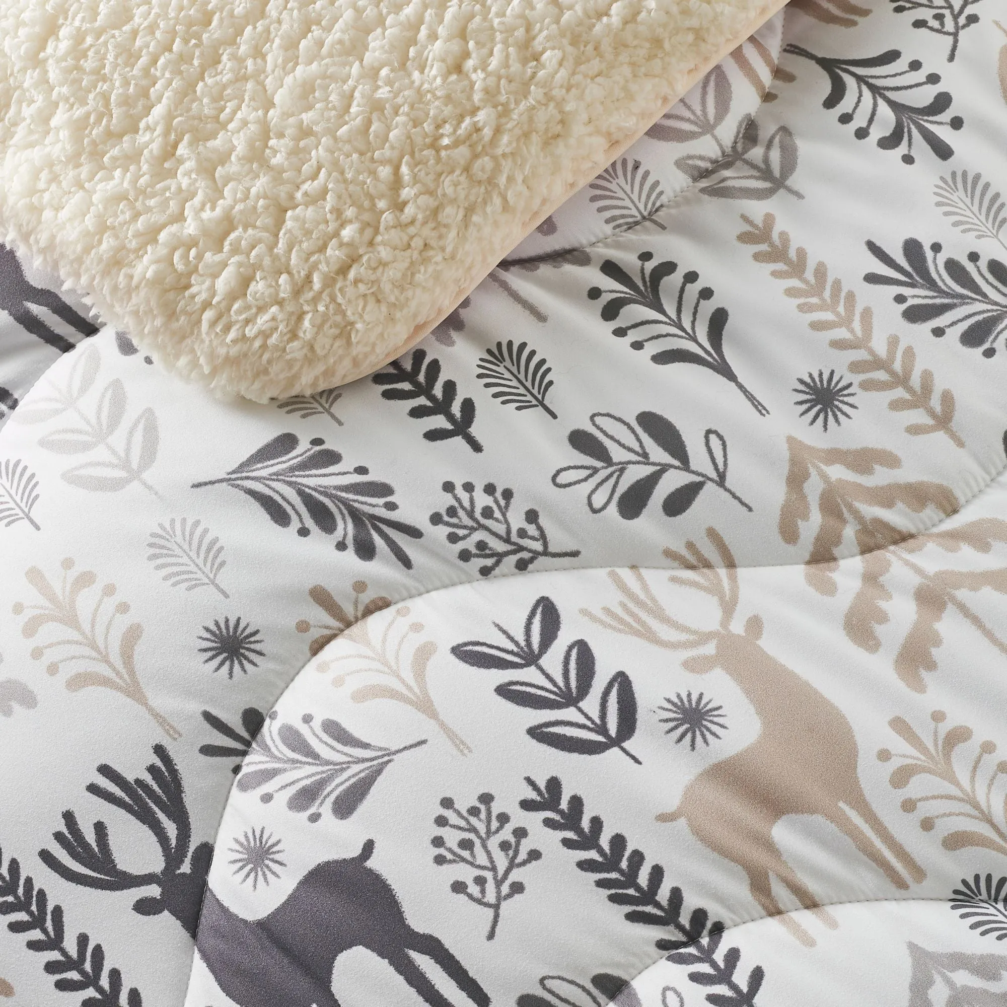 Night Lark®  Cosy Sherpa Throw Scandi Winter