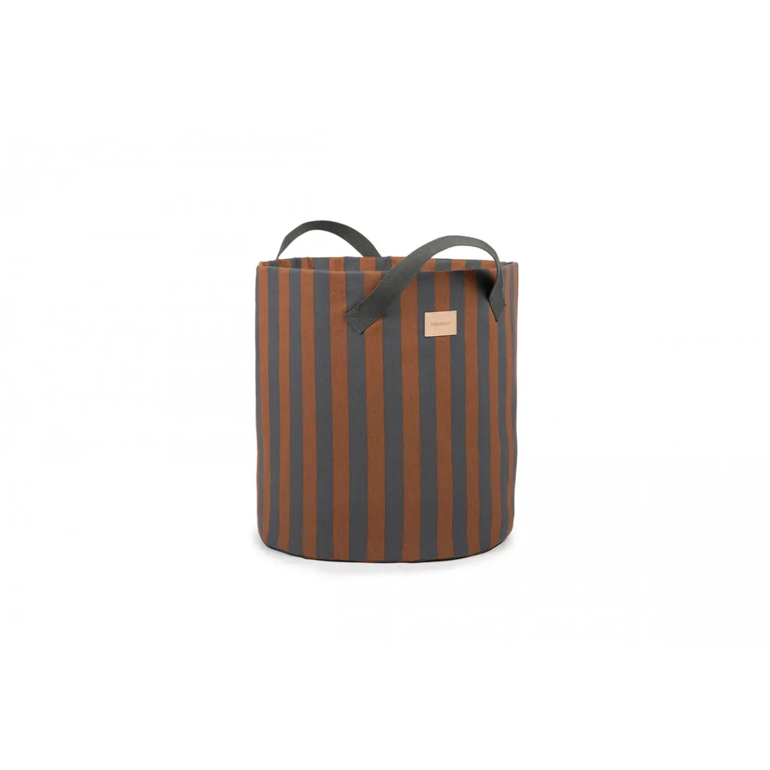 nobodinoz Majestic Toybag Blue Brown Stripes