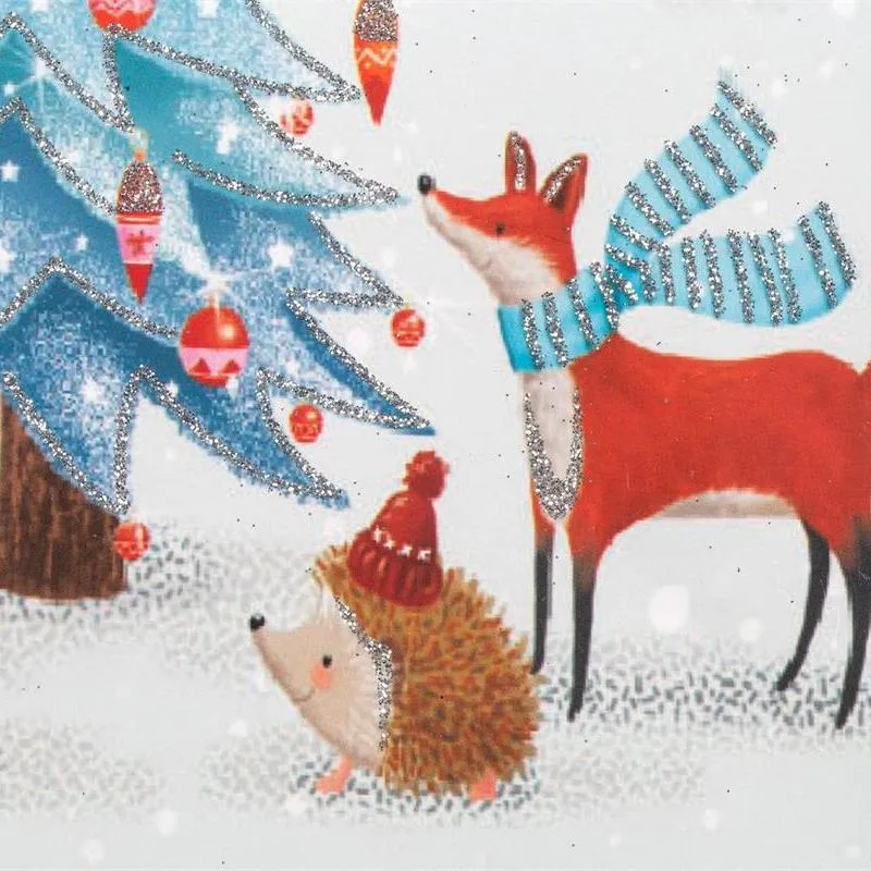 Paper Trendz Woodland Christmas Gift Bag - Large