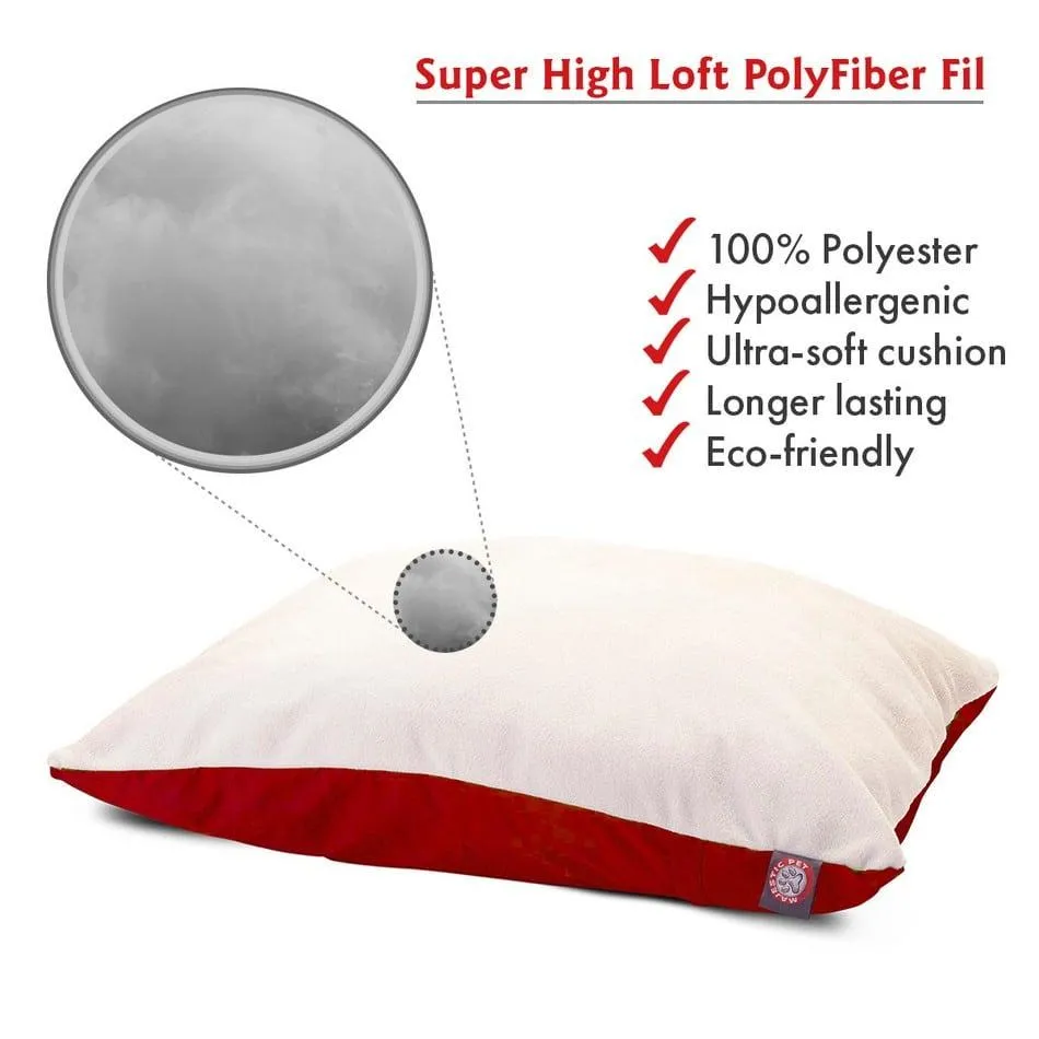 Poly/Cotton Sherpa Pillow Dog Bed - Personalized