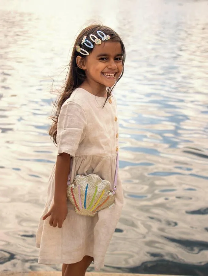 Rockahula Kids - Rainbow Shell Glitter Bag
