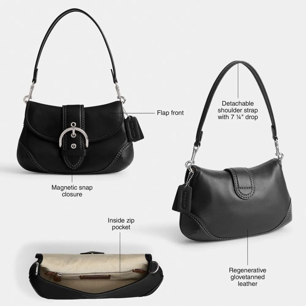 Soho Flap Bag In Regenerative Leather