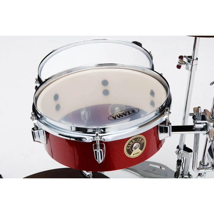 Tama LJK48PBRM Club-JAM Pancake 4pc Shell Kit, 10, 13, 18, 12s, Burnt Red Mist