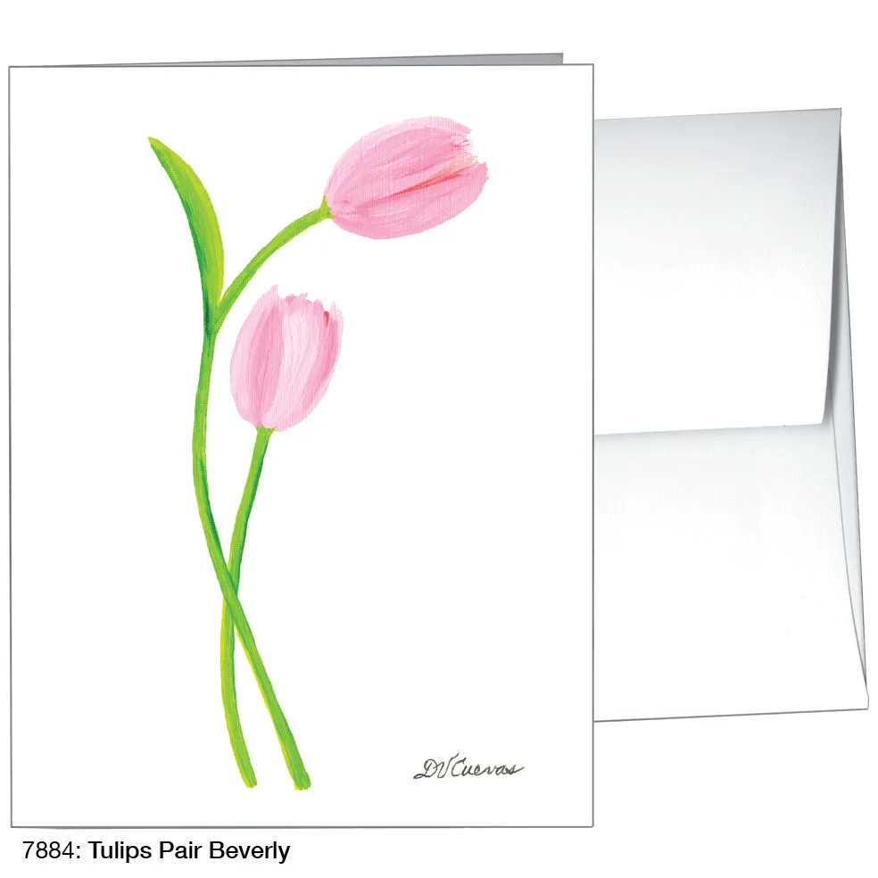 Tulips Pair Beverly, Greeting Card (7884)