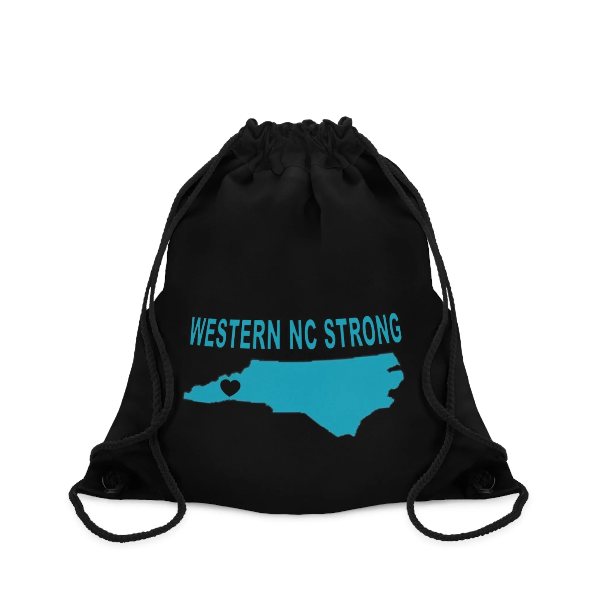 Western NC Strong Drawstring Bag