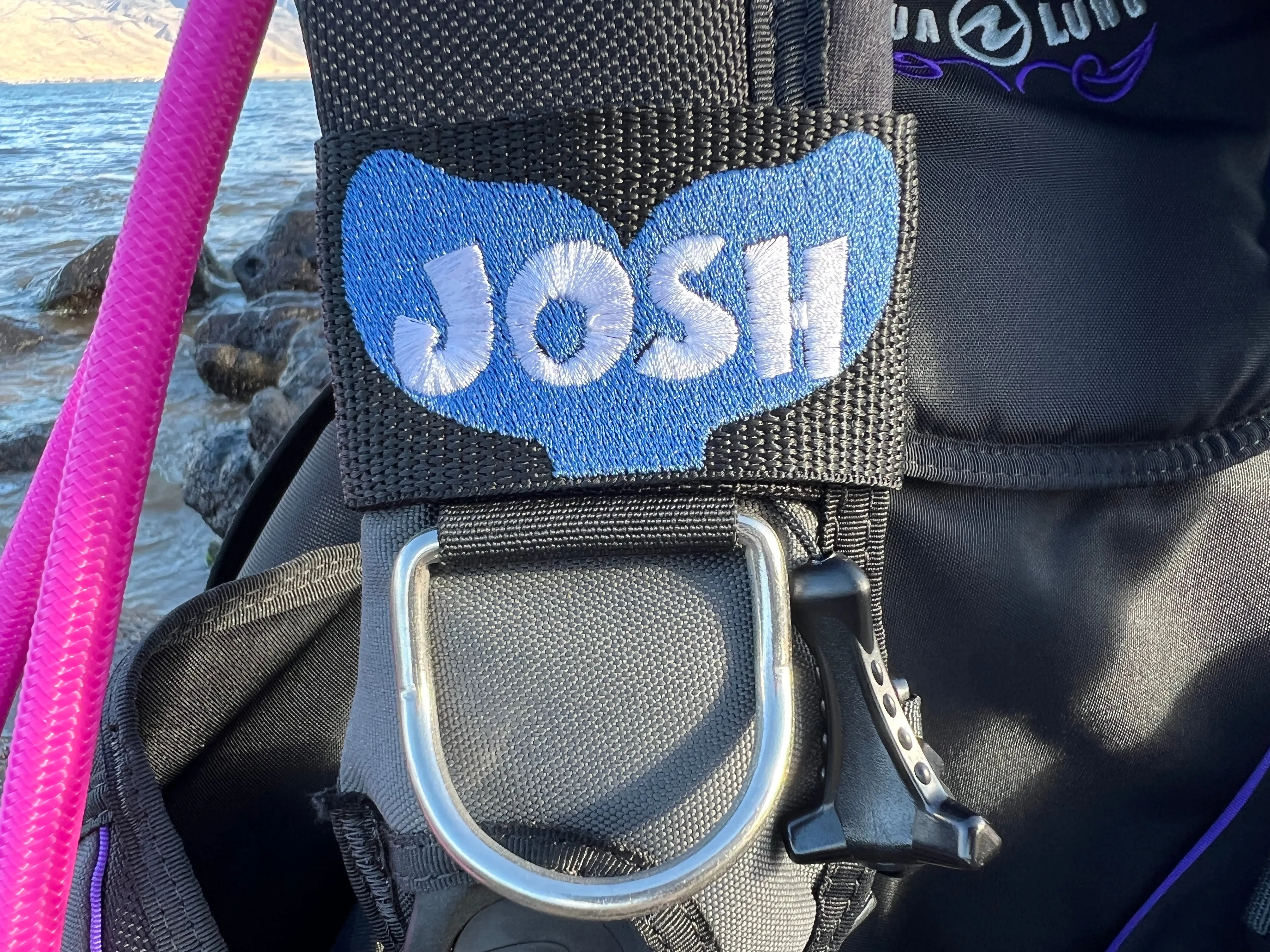 Whale Tail Personalized BCD Tag