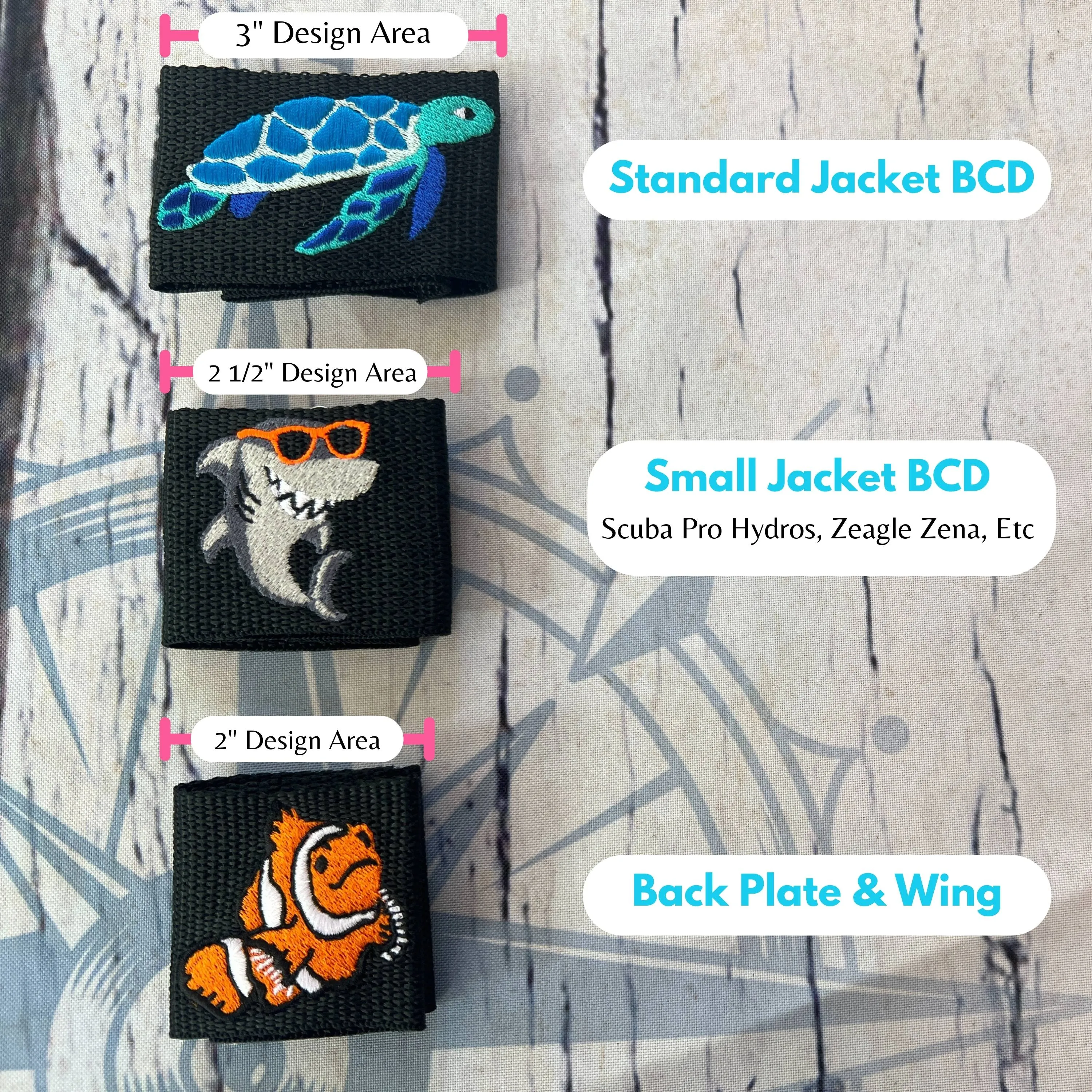 Whale Tail Personalized BCD Tag